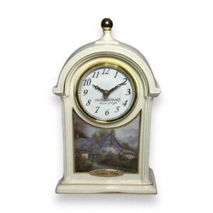 Avon - Vintage Thomas Kinkade Sweetheart Cottage Clock (battery operated)